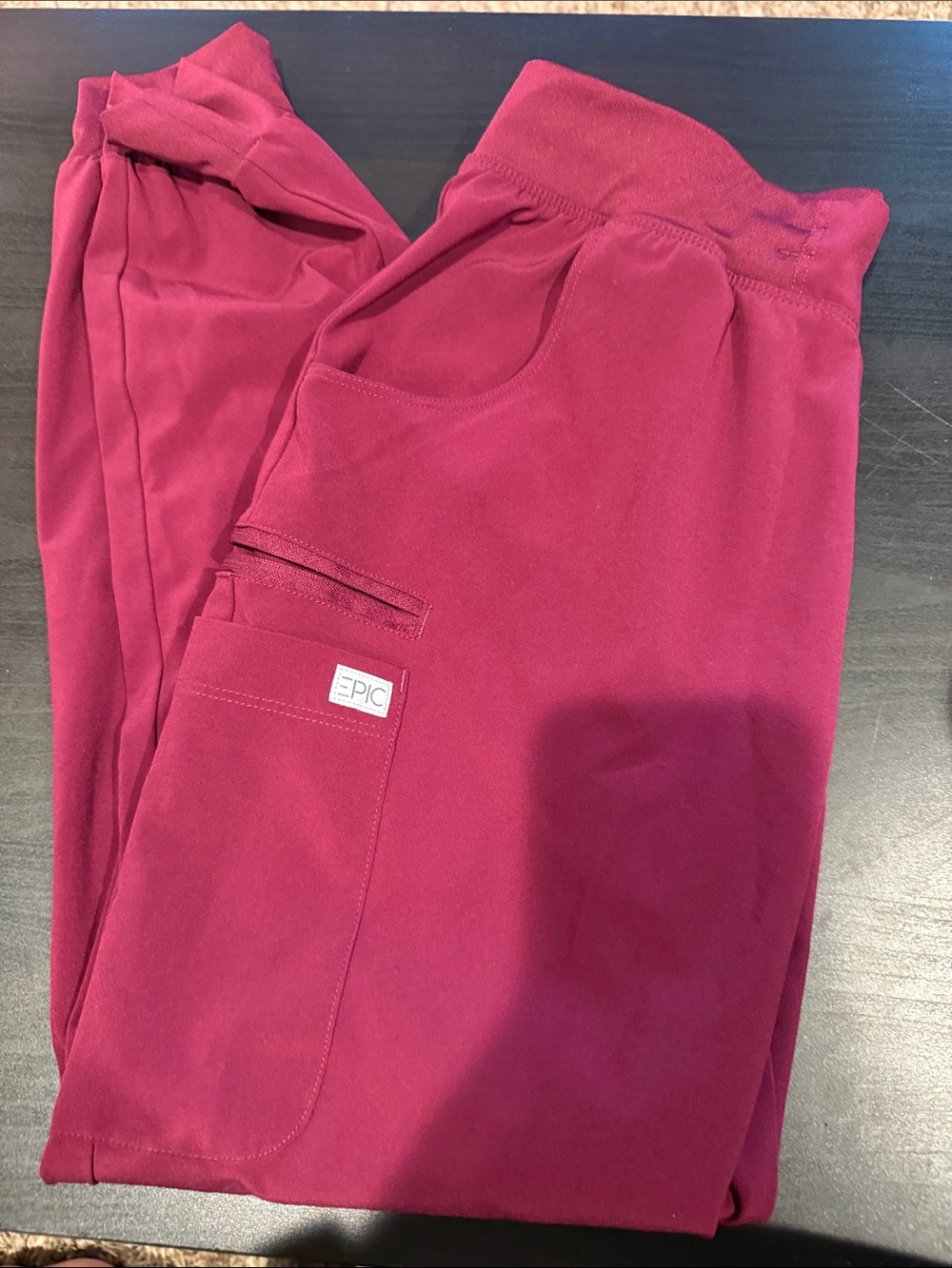 Epic Threads Women's Track Joggers in Wine